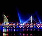 city lights reflection riga water front high contrast hd wallpaper 1790150